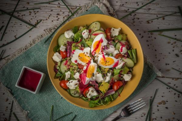 Avocado and cheese salad